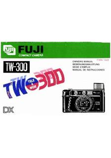 Fujifilm TW 300 manual. Camera Instructions.